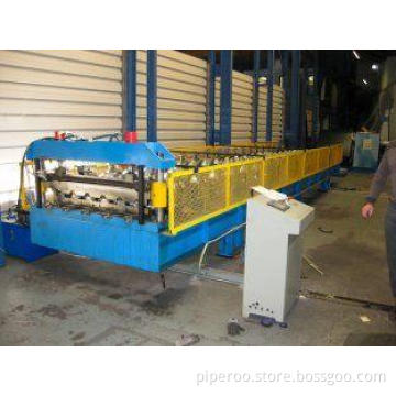 Roof Panel Roll Forming Machine With Hydraulic Cutting Type